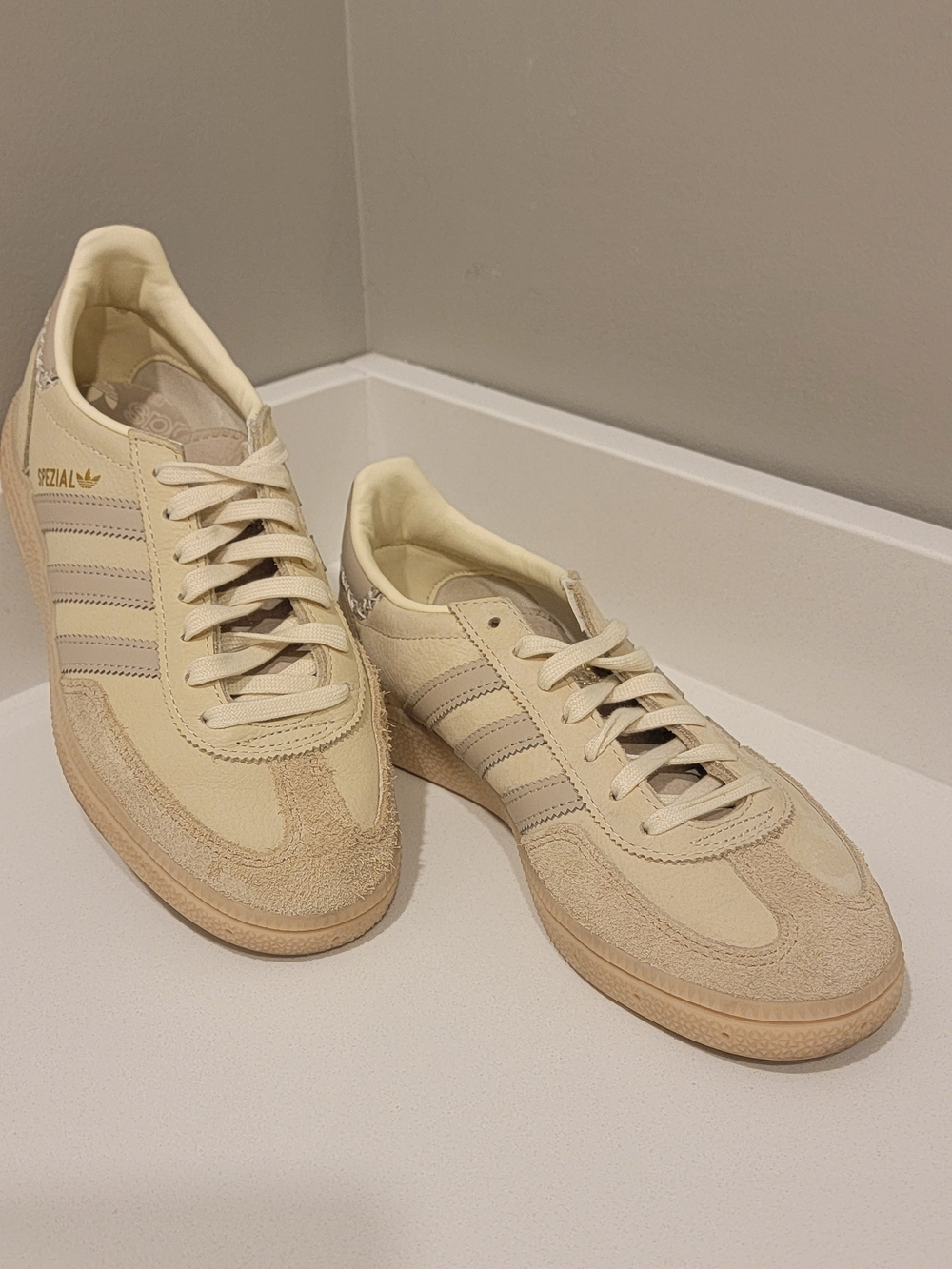 adidas Spezial Cream / Beige Men's Athletic Sneakers - Picture 9 of 9